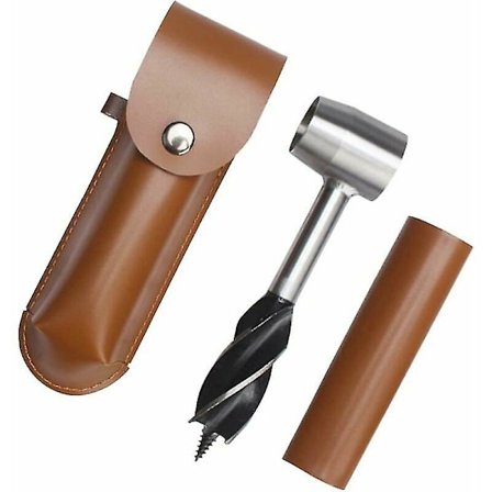 Håndsveiv for trearbeid, manuell skiftenøkkel, Bushcraft manuell bor, trearbeidsbor, multifunksjonell håndsveiv for utendørs camping Bushcraft