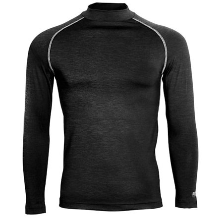 Rhino Termisk Undertøy Langermet Base Layer Vest Topp LX Black Heather LXL Black Heather Lxl