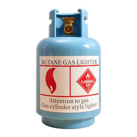 Nyhed Gas Tank Møntboks Sparegris – PVC Cylinder-stil Sparekrukke med Realistisk Design, Sjov Pengeopbevaringsbeholder til Hjemmet eller Kontoret, 1