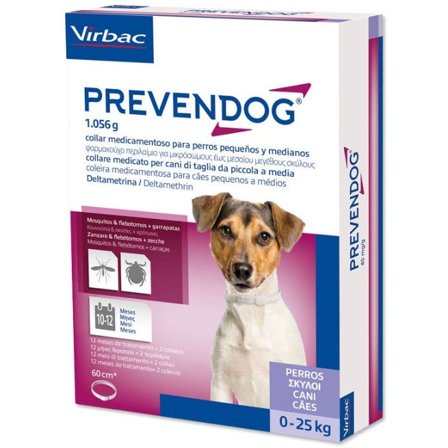 Virbac Prevendog Collare Medicato Antiparassitario 26,4g 60cm