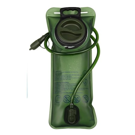 Eventyrklar hydreringsblære 2,5L - Lekkasjesikker vannbeholder for tursekker, sykling og løping - Army Green