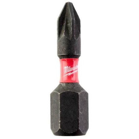 Milwaukee SHOCKWAVE Impact Duty PZ1 Bits 25-pakning 25 mm, Maskintilbehør & forbruk