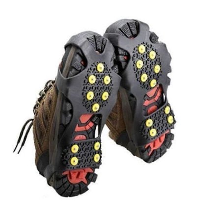 Udendørs Unisex Sne Anti-Slip Pigge Greb Griber Brodder Knopper til Sko Støvle Oversko