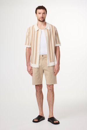 NN07 Crown 1090 Shorts male White Organic Cotton