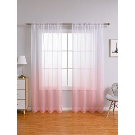 Lutende lysfiltrerende gardin, flerfarget