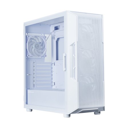 Zalman-Zalman i3 NEO V2 White-i3 NEO V2: kabinett med meshfront og fire RGB-vifter-Computer components-PC-kabinett