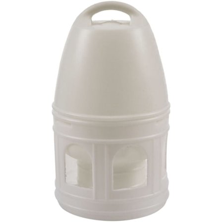 Aftagelig hvid plastik vandautomat med håndtag til fugle duer forsyninger 29cm x 17cm