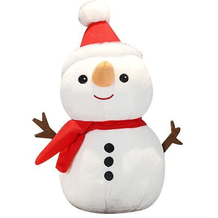 Jul Plyschleksak, Tomte Gosedjur Älgdocka För Barn Present