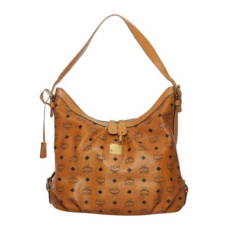 MCM Pre-owned, Shoulder Bags Bruin, Dames, Maat:ONE Size