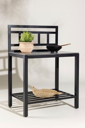 Venture Home - Ulkokeittiö Alicante - Musta - Ulkokeittiöt - - Homeroom