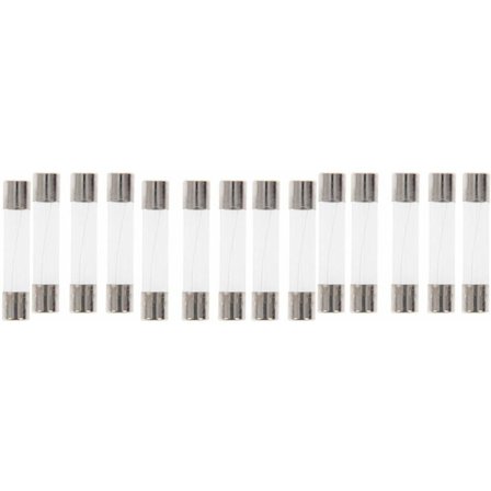 50 st 250V 1,5 Amp säkringar glasrörssäkringar 6 mm x 30 mm