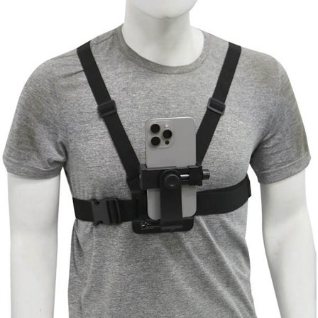 Brystrem til kamera/telefon – Førstepersonsperspektiv, udendørs/cykling