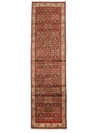 Medallion Small Hamadan Rug 108X391 Wool