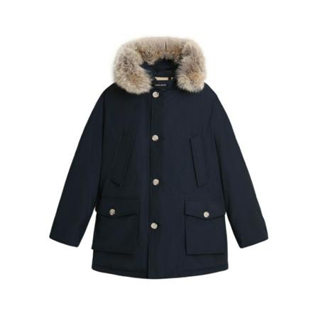 Woolrich Blue Ut0001 detachable parka Woou0482Mr Blå, Herre Frakker, Størrelse: 3XL