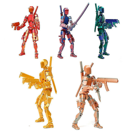 T13 Action Figure Titan 13 Action Figure Robot Action Figure 3D-tulostus [DB]