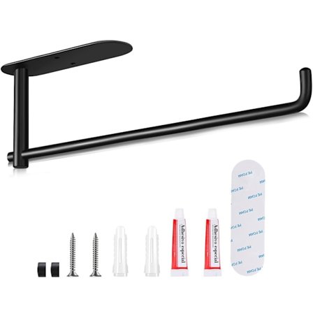 Pyyhepidike, itseliimautuva tai porattava, musta paperipyyhepidike