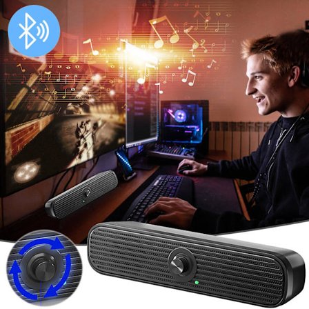 Høyttaler for huset USA datamaskin høyttalere kablet USB-drevne høyttalere stereolyd bar for stasjonær datamaskin bærbar PC