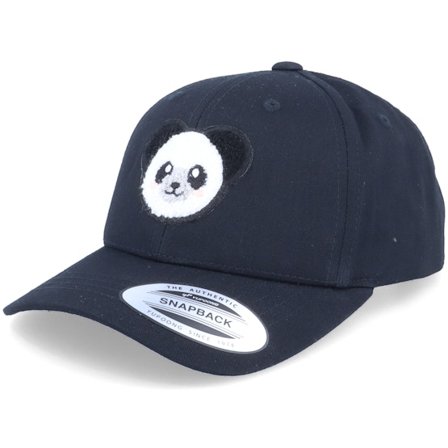 Kiddo Cap - Negro adjustable Gorra - Kids Panda Chenille Patch Black Adjustable @ Hatstore