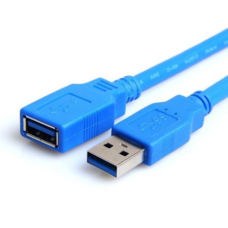 1 meter USB3.0 forlængerkabel USB datakabel 3.0USB forlængerkabel AM til AF forlængerkabel,2pack