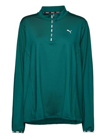 Puma Strong 1/4 Zip T-shirts & Tops Long-sleeved Grön PUMA