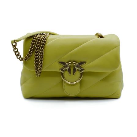 Pinko, Cross Body Bags Geel, Dames, Maat:ONE Size
