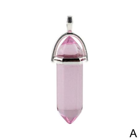 Naturlig Kvarts Chakra Crystal Healing Point Cut Ädelstenshänge