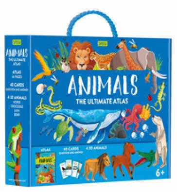 Animals. The ultimate atlas. Ediz. a colori. Con puzzle. Con 40 Carte Giulia Pesavento