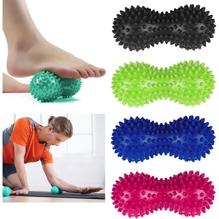 4-styks pakke - Massagebold - Fitness Fasciabold - Muskelafslapningsbold - Peanut-formet fitnessbold