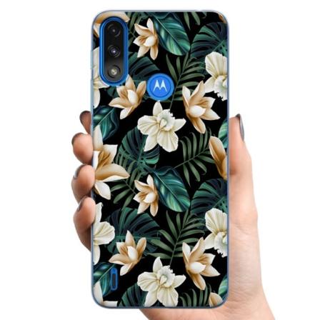 Motorola Moto E7 Power TPU Matkapuhelimen kuori Kukat