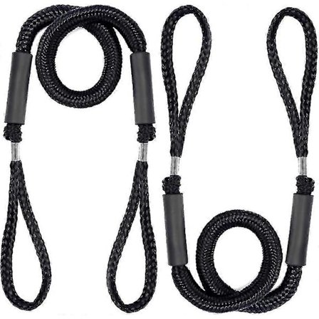 Bungee Dock Line Förtöjningslina för Båtar Dock Line Bungee Dock Lines Bungee Snöre Kajak Båt Ankare Tillbehör Linor 2-pack