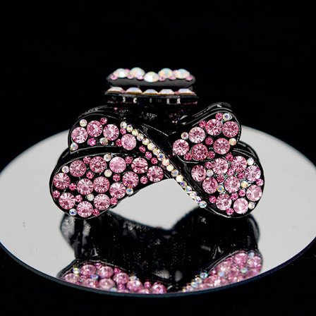 Hårklämma med kristallstrass damer kvinnor hårspännen hårtillbehör au