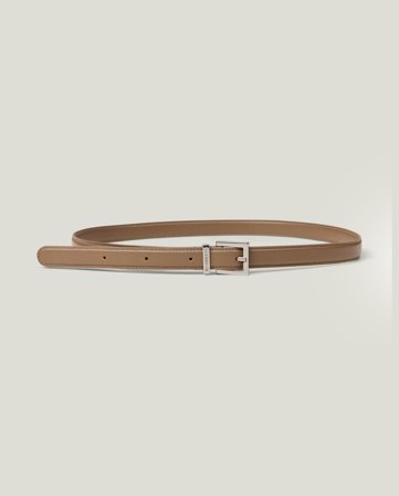 Lexington Leather belt, light greige