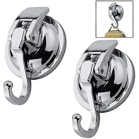 2-pak håndklædekroge sugekop, sugekopkrog til køkken, stue og kontor