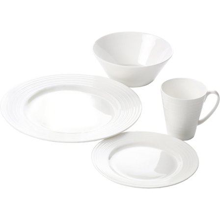 Aida Passion Servicesett Kremhvit 16-deler' - 'Creme