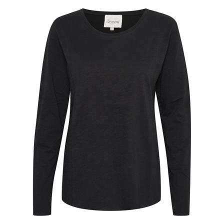 My Essential Wardrobe, THE Otee Long Sleeve Zwart, Dames, Maat:M