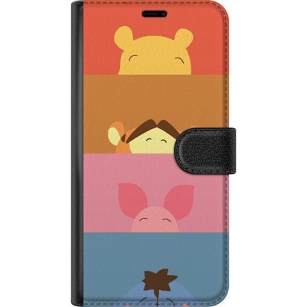 Kompatibelt Lommeboketui til Samsung Galaxy A26 Minimal Winnie Venner Fargeblokk Kunstart