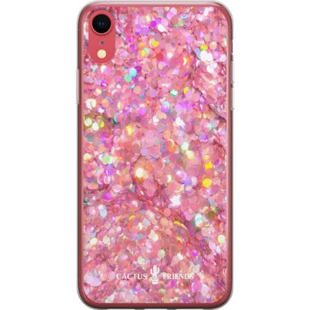 Yhteensopiva Puhelinkuori Apple Apple iPhone XR Cactus and Friends – PinkGlitter