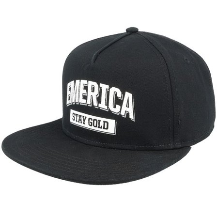 Emerica - Svart snapback Keps - Team Stay Gold Black Snapback @ Hatstore