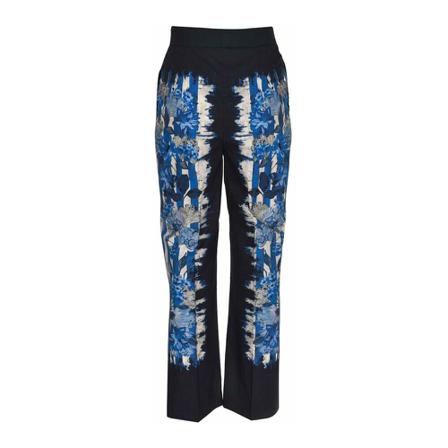 Alberta Ferretti, Wide Trousers Blauw, Dames, Maat:M