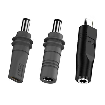 3 kpl USB C DC5521 -kaapelisovittimia Mini Satellite -laitteen tehokkaaseen lataukseen