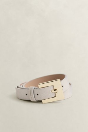 GANT Damen Gürtel aus Veloursleder (95/38) Weiß