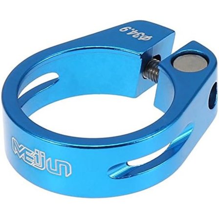 Istuinpostin kiristin, 5 väriä 34,9 mm:n pyörän putken kiristin, alumiiniseos, pikalukitus, pyörän lisävaruste (sininen)