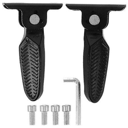 Fotstøtte Universal Svart Aluminium Elektrisk Sparkesykkel Sammenleggbare Pedaler For Førere Arbeidsbesparende Opplevelse 1 Par Utgave 0827_Svenska 