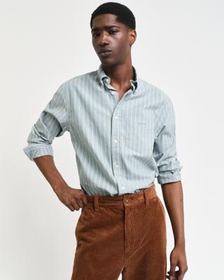 GANT - Regular fit stripet archive oxford skjorte - Herre - XXL