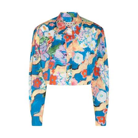 Marni Shirts Blå, Dame Skjorter