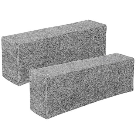 2 stk. Universal Sofa Armlenebeskytter Elastisk Armlenbeskyttelse (grå)