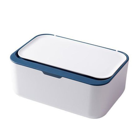 Vådt og Tørt Vævsdispenser med Låg Stor Kapacitet Støvsikkert Beholder