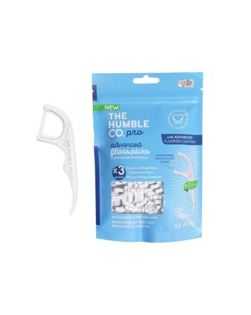 The Humble Co. - Floss Picks - Pro With Fluoride (40 Pack)