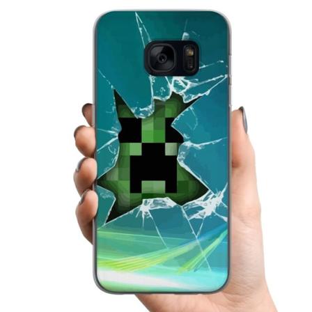 Samsung Galaxy S7 TPU Mobilcover MineCraft