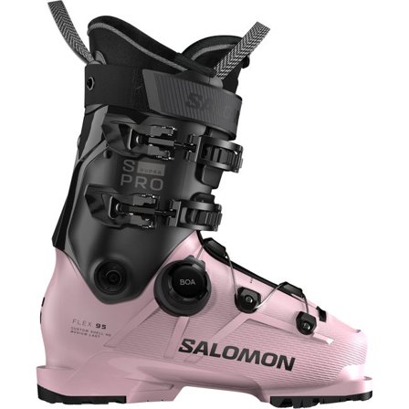 Salomon - Chaussures de ski de piste femme S/pro Supra Boa 95 - Rose Shadow / Black / Black - 27/27.5